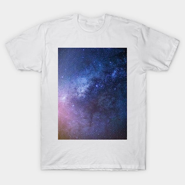 Purple Star Galaxy T-Shirt by NewburyBoutique